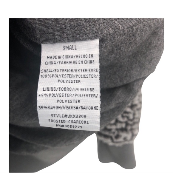 SOLD! Thread & Supply Gray & White Sherpa Fleece Hoodie Sweatshirt Sweater - Picture 8 of 8